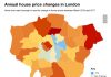 伦敦房价上涨最快的十大地区都在这里!