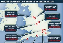 英国房价最贵的十条街:均价不破亿都不好意思入选!