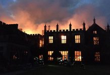 被神秘大火烧掉的1500万英镑的豪华古宅,现在留下的废墟要卖250万镑?
